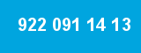 922 091 14 13